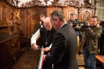 Ciszterci templom felújított sekrestyéjének átadása