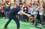 Alba kosárlabdázói a Széna téri iskolában