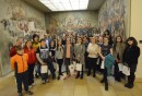 Nagyváradi és görög diákok a Városházán